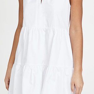 Amanda Uprichard Sleeveless Saffron Dress White Medium